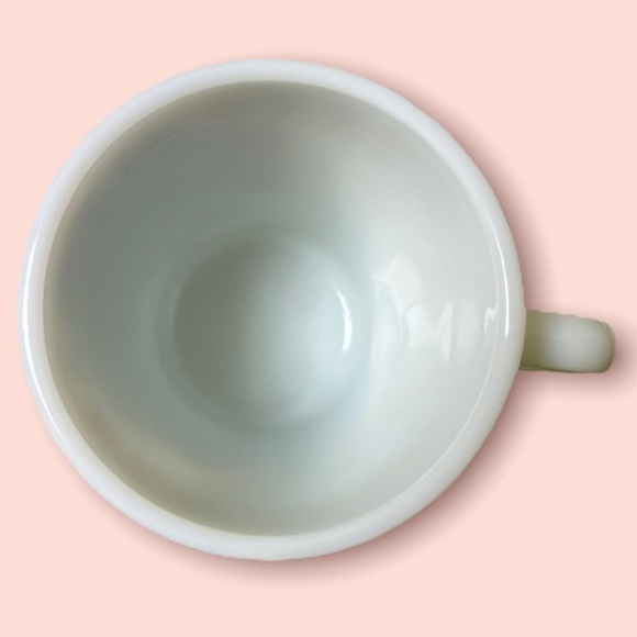 VINTAGE Pyrex Butterfly Gold milk glass mugs 4pc - Picture 3 of 6